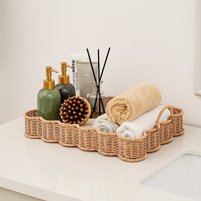 Natural Woven Storage Tray Stornfield