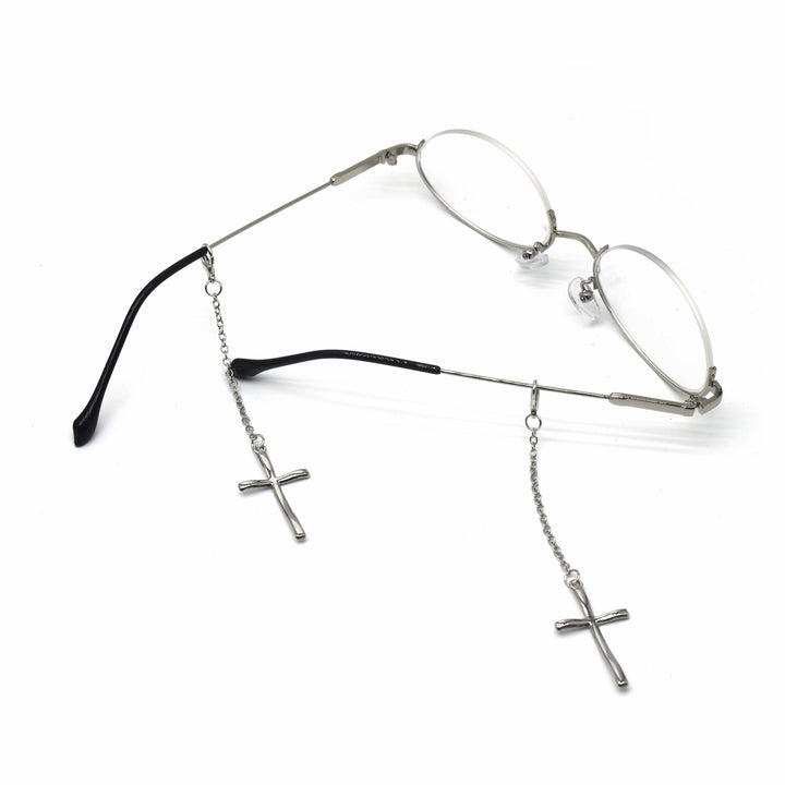 Elegant Cross-Design Chain Eyewear Holder Stornfield