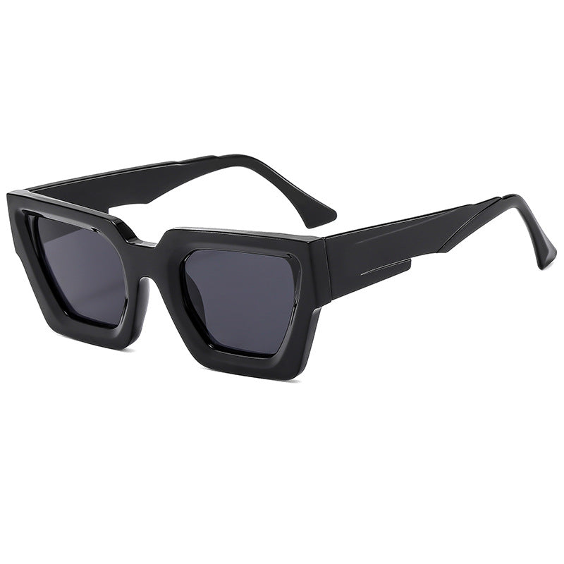Ladies stylish square sunglasses in modern design with refined plastic frame Stornfield