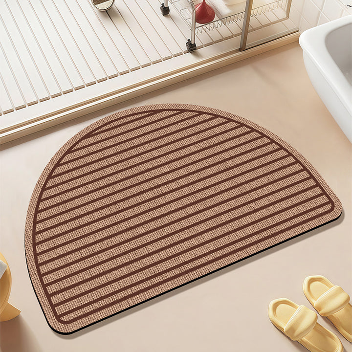 Cloud-Shaped Plush Bath Mat