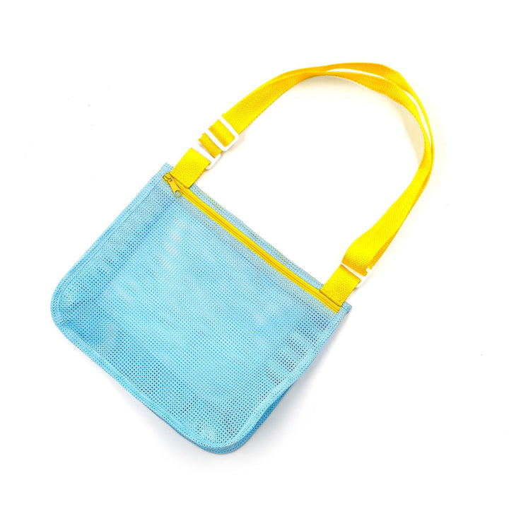 Versatile Beach Bag In Airy Mesh Design Stornfield