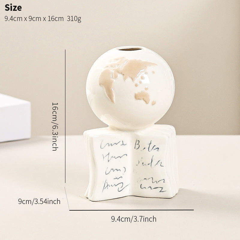 Elegant Ceramic Globe Bank Stornfield
