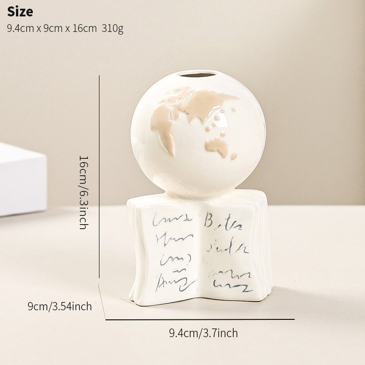Elegant Ceramic Globe Bank Stornfield