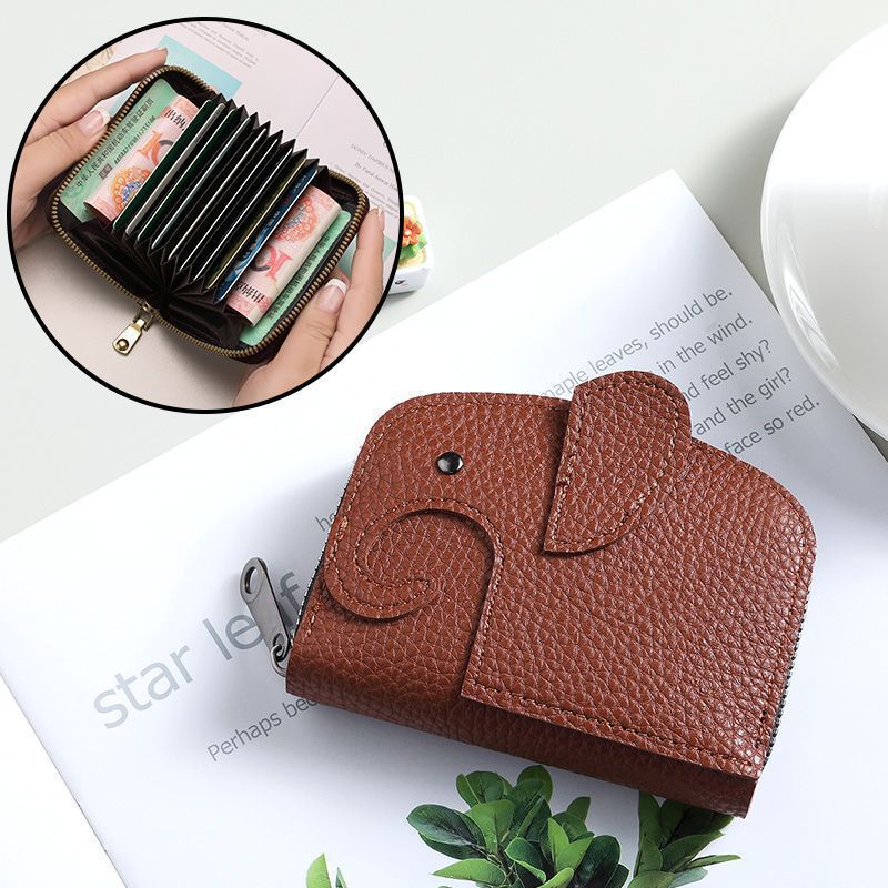 Multifunctional Zippered Card Wallet