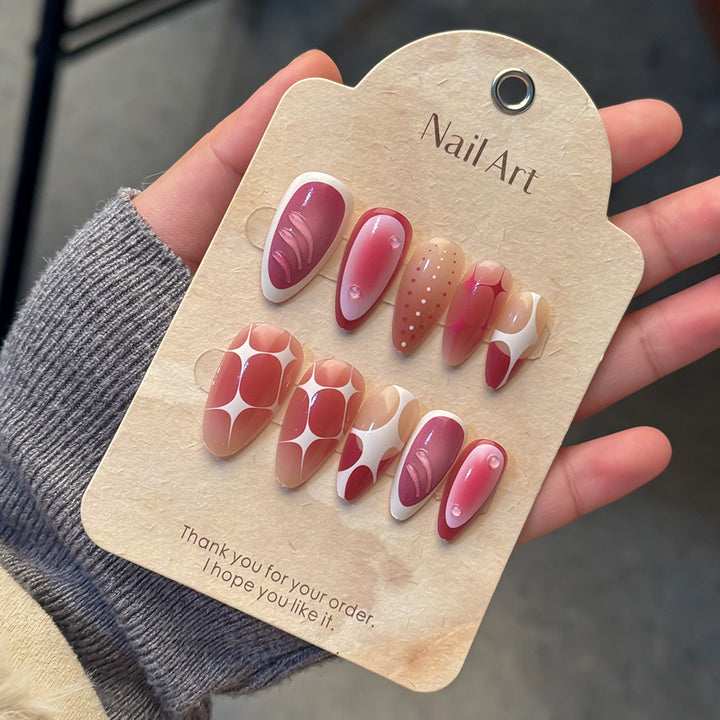 Elegant Artistic Press-On Nail Set Stornfield 1787294328