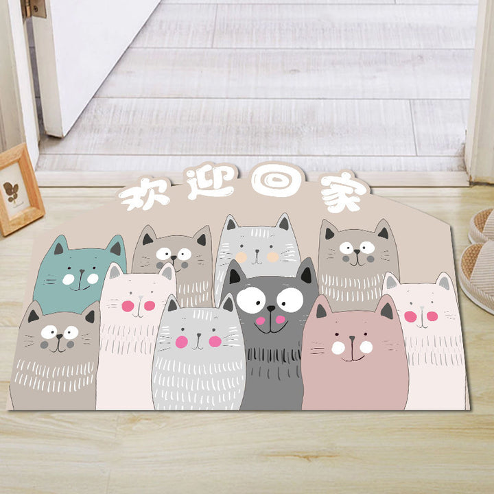 Cute Cartoon Dog Welcome Mat Stornfield