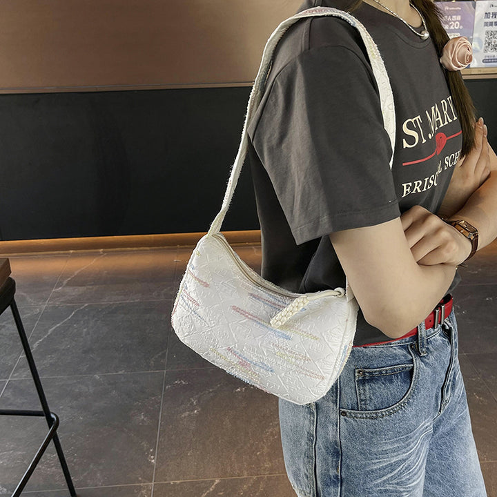 WoTextured Fabric Shoulder Bag Stornfield