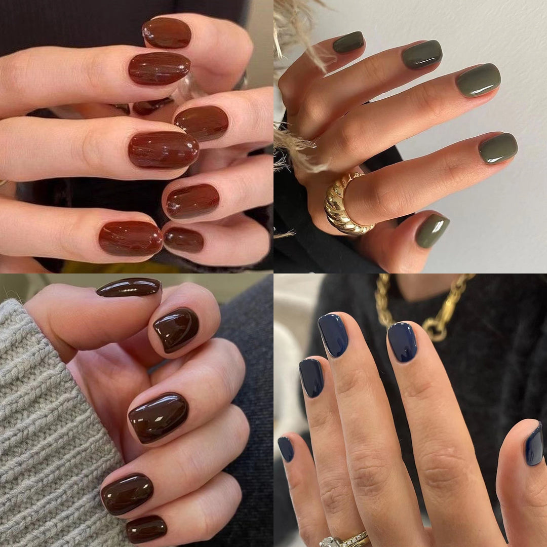 Elegant Nail Art with Gloss Finish Stornfield