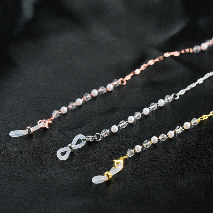 Elegant Pearl-Accented Eyewear Chain Stornfield