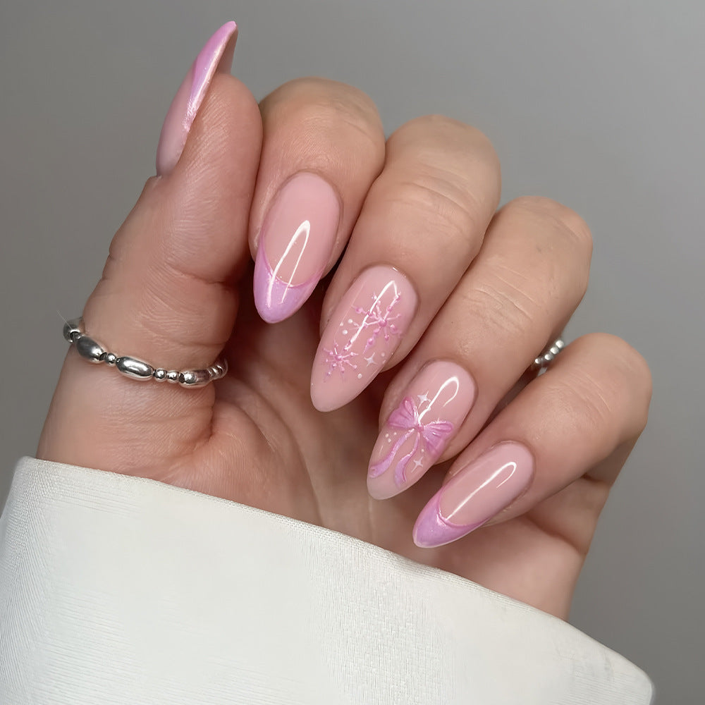 Elegant Butterfly Design Press-On Nails Stornfield