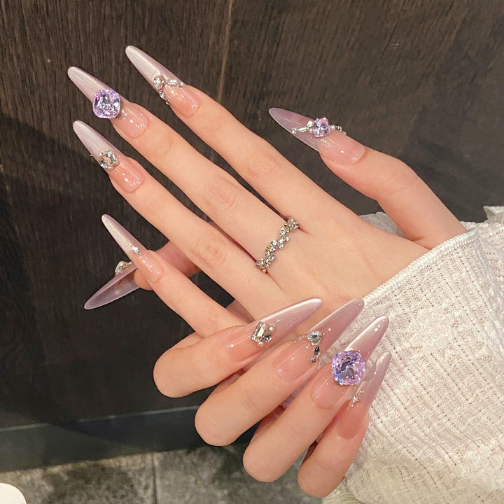 Glossy Ombre Press-On Nails