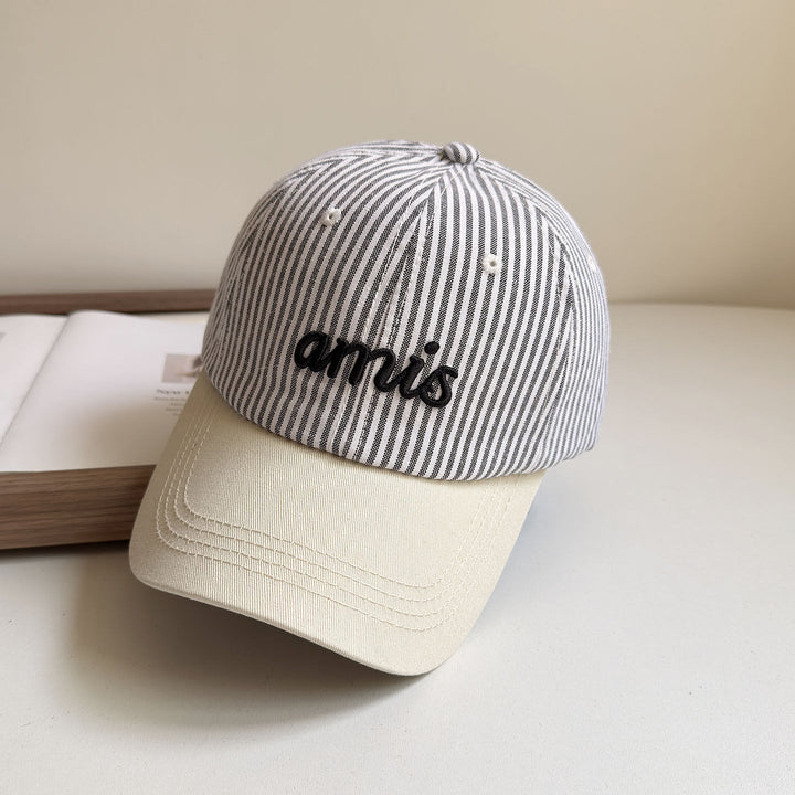 Women's Striped Cotton Baseball Cap Stornfield