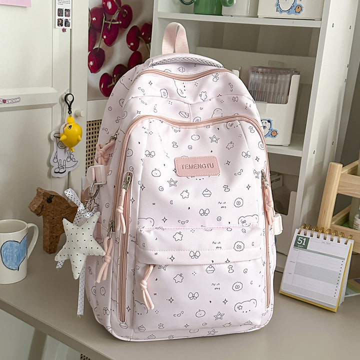 Playful Illustrated Backpack Stornfield