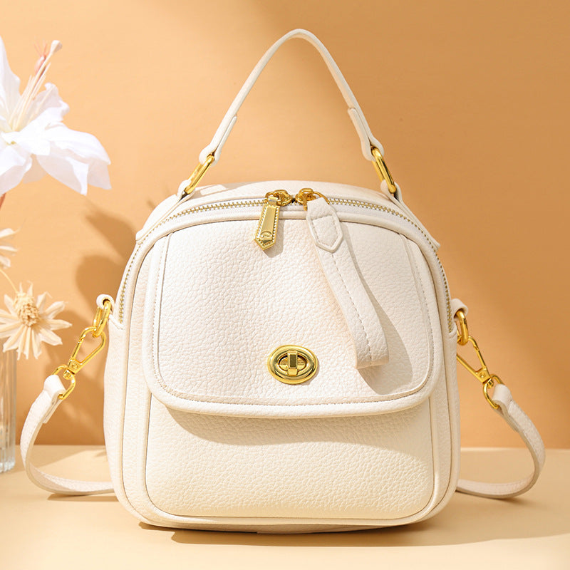 Textured Vegan Leather Crossbody Handbag Stornfield