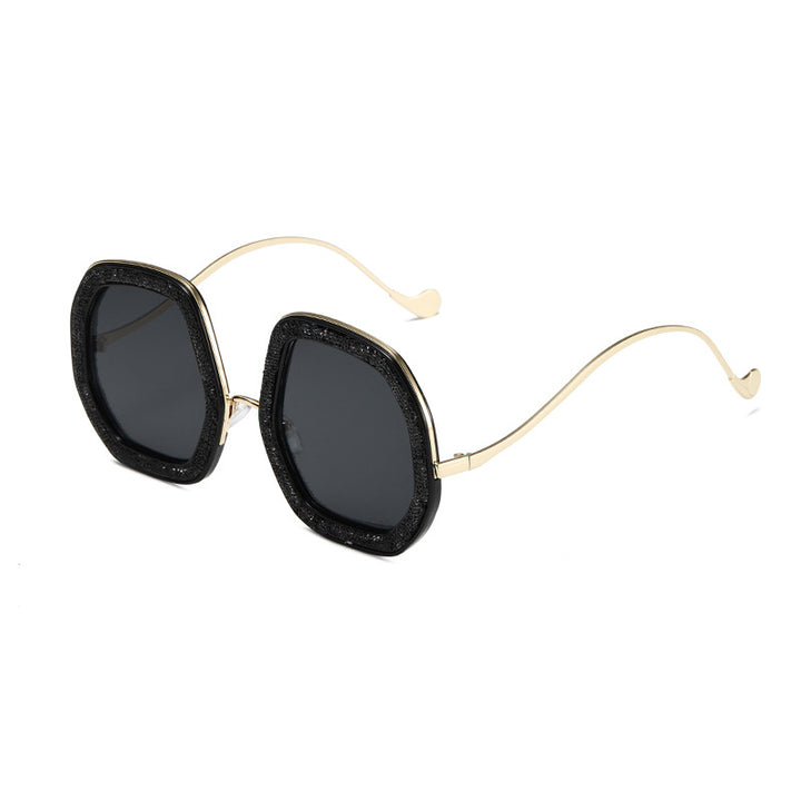 Women's geometric sunglasses with luxurious frame Stornfield