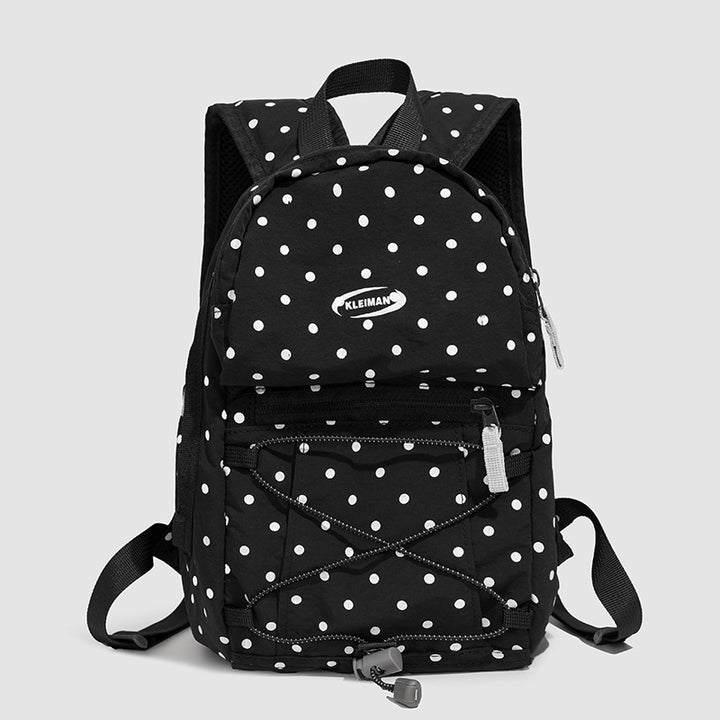 Trendy Polka Dot Casual Backpack Stornfield