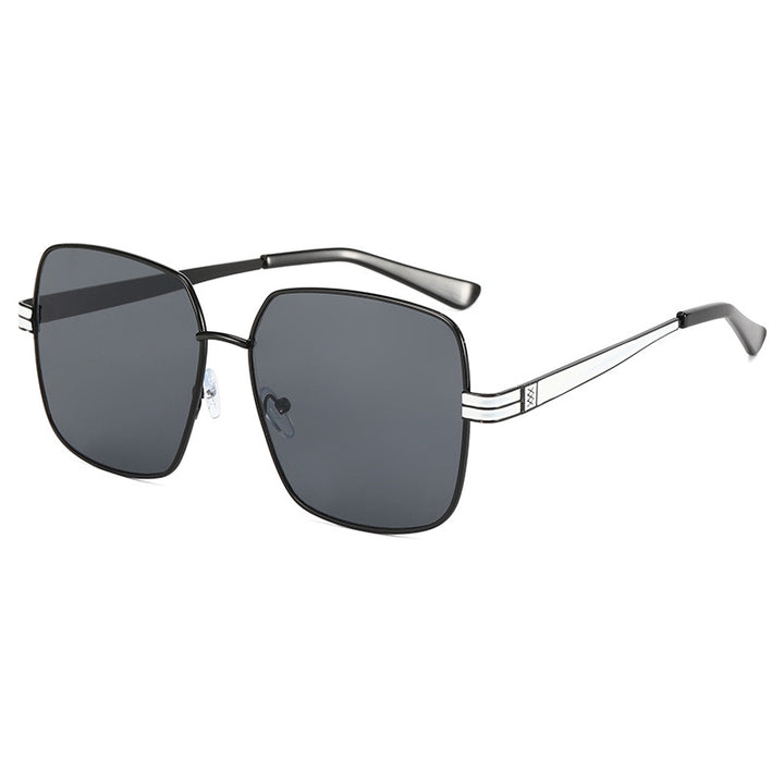 Women's fashionable square glasses with delicate metal frame Stornfield