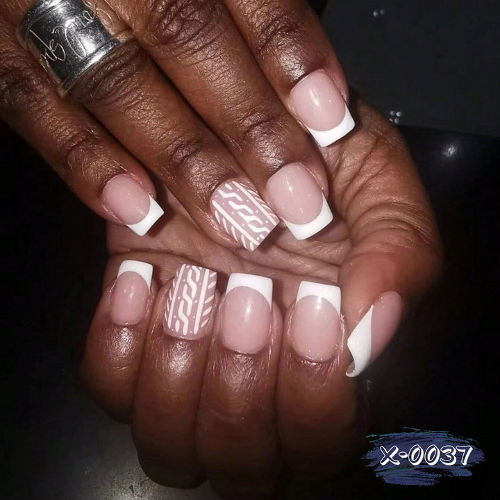 Elegant French Tip Nail Design Kit