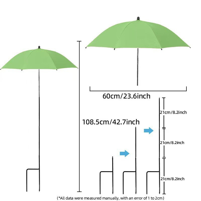 Women's sun protection umbrella with flexible tripod Stornfield