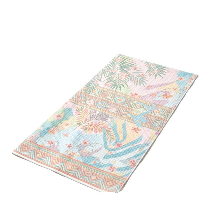 Beach blanket with maritime design and high-quality waffle structure Stornfield