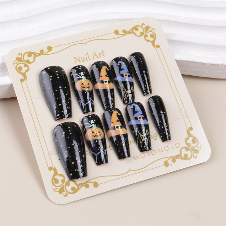 Halloween-Themed Press-On Nail Tips Stornfield