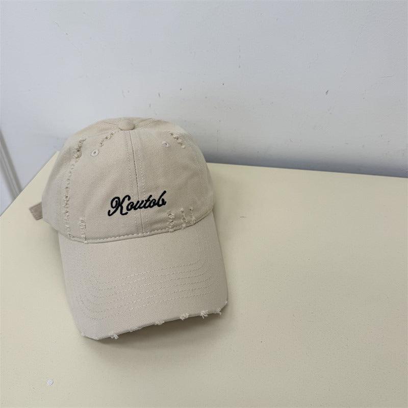 Men's Distressed Cotton Baseball Cap Stornfield 1783921814