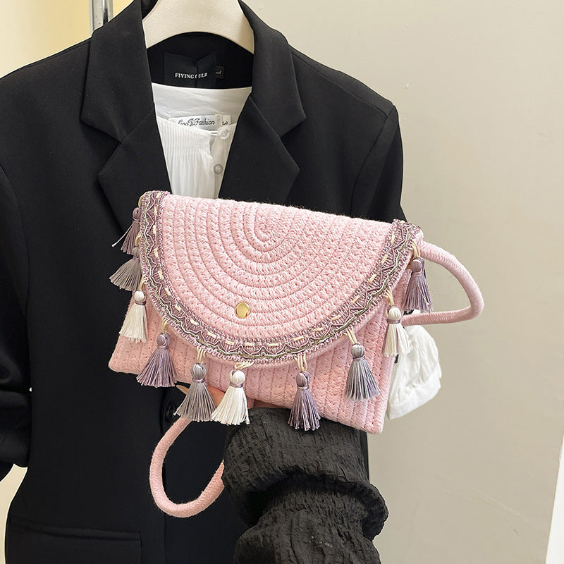 Bohemian Woven Clutch Bag Stornfield