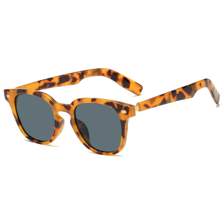 Ladies fashionable corrective glasses with elegant plastic frame and golden accents Stornfield