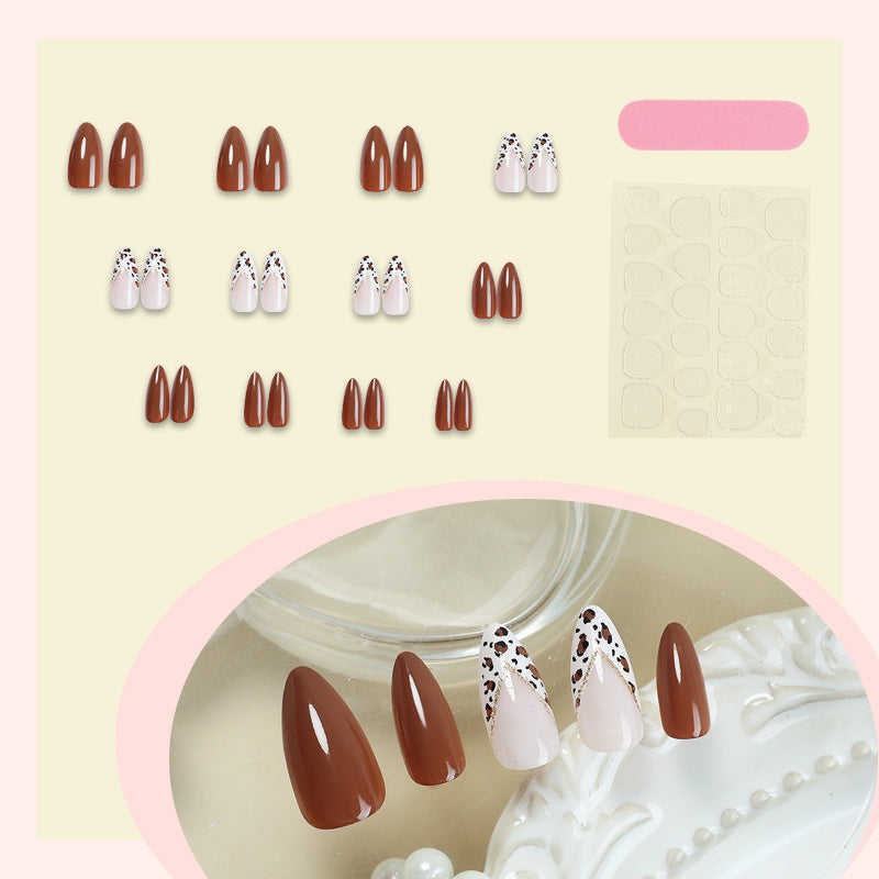Decorative Press-On Nail Set with Unique Patterns Stornfield