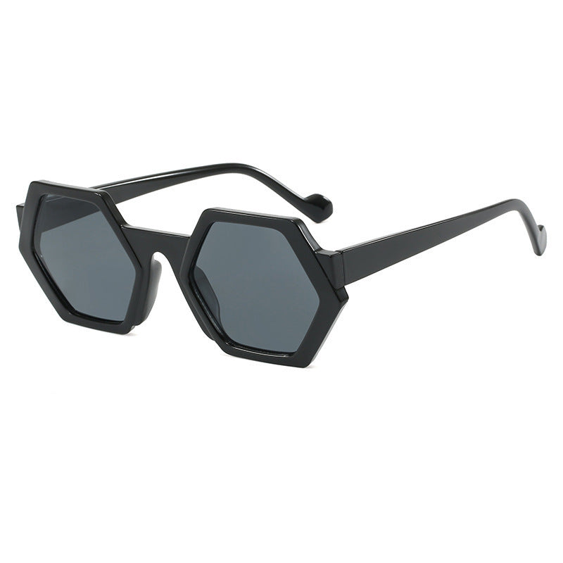 Ladies' striking sunglasses with hexagonal frame and comfortable fit Stornfield
