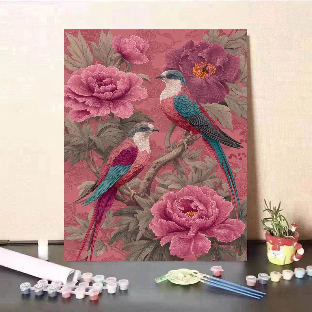 Floral-Themed DIY Paint by Numbers Kit Stornfield