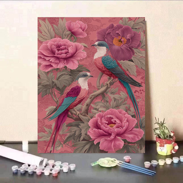 Floral-Themed DIY Paint by Numbers Kit Stornfield