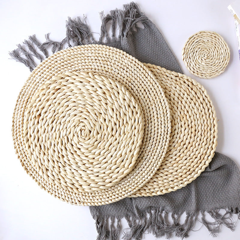 Round Coaster Made of Natural Fiber Stornfield