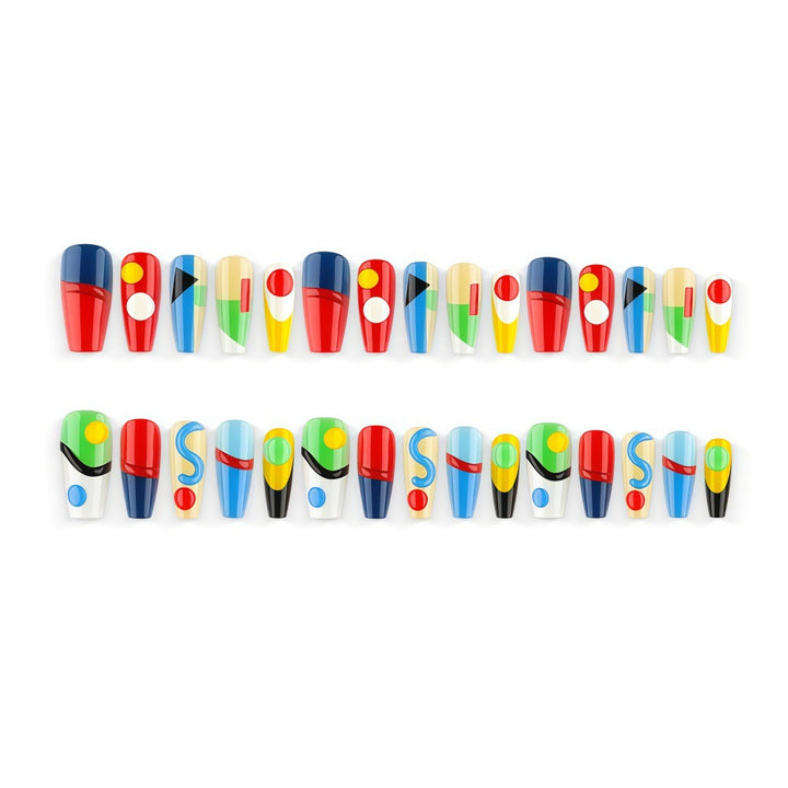 Creative Art Nails in Modern Geometric Style Stornfield