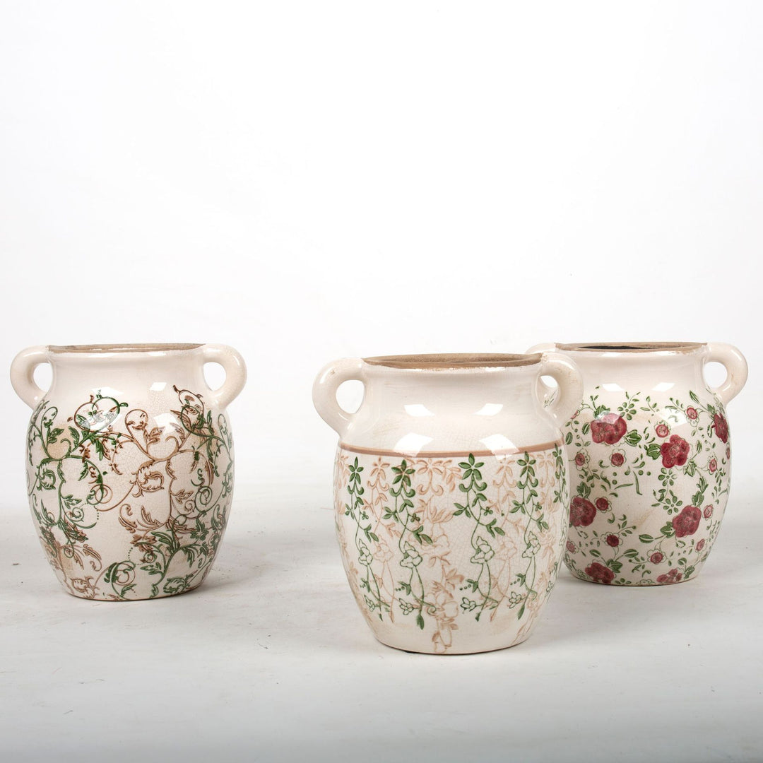 Flower decoration vessel with playful pattern Stornfield