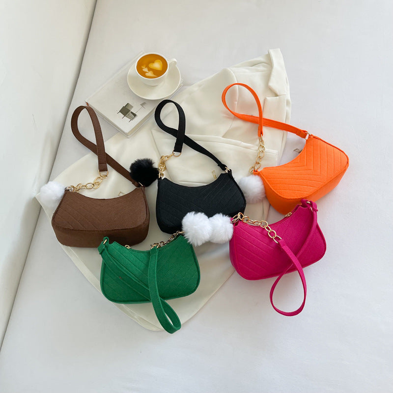 WoStylish Faux Fur Mini Handbag Stornfield