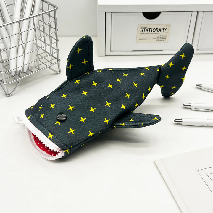 Plush Shark-Shaped Pencil Case Stornfield