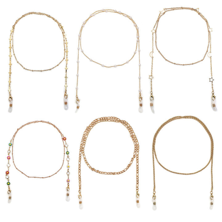 Elegant Cross-Embellished Eyewear Chain Stornfield
