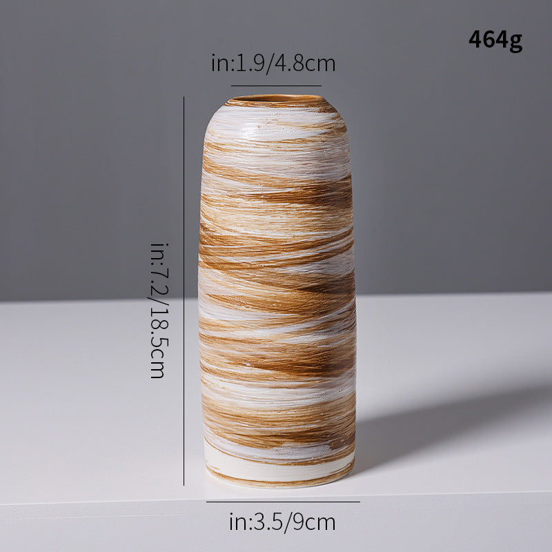 Artistic Spiral Design Ceramic Vase Stornfeild