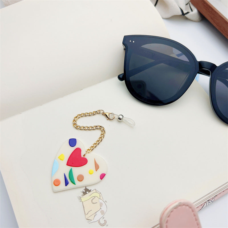 Heart-Designed Eyewear Chain Holder Stornfield