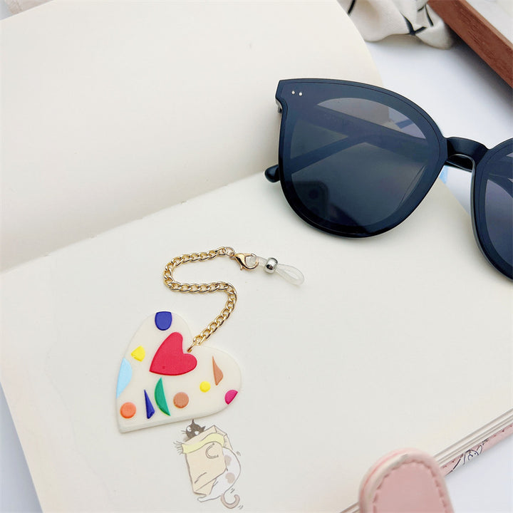 Heart-Designed Eyewear Chain Holder Stornfield