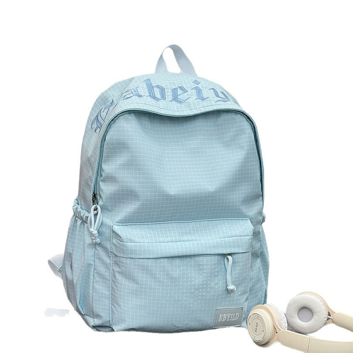 Stylish Checked Pattern Backpack Stornfield