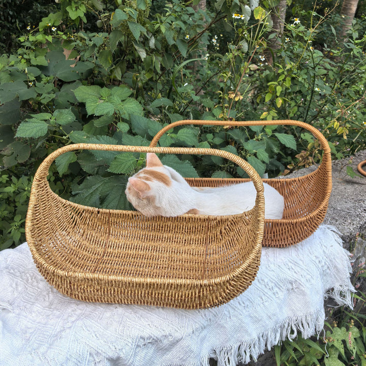 Women's oval basket for creative storage Stornfield