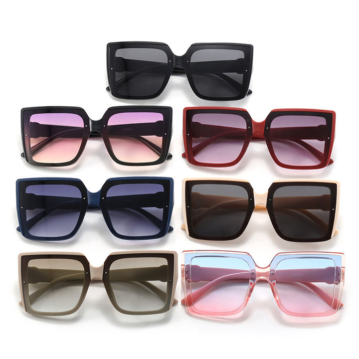 Women's square sunglasses with unique tire element Stornfield