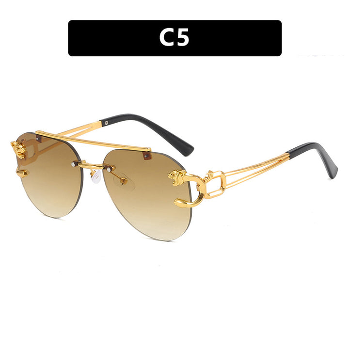 Women's unusual round sunglasses with decorative details Stornfield
