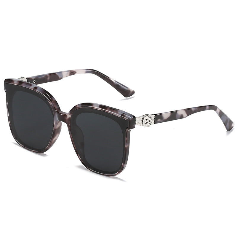 Oversized Square Frame Sunglasses with UV Protection Stornfield