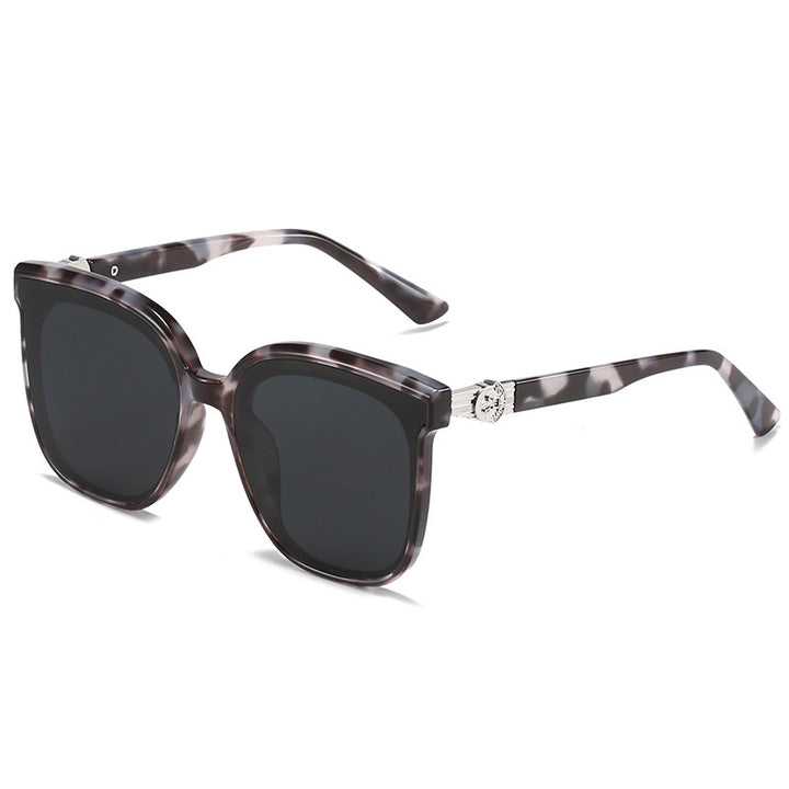Oversized Square Frame Sunglasses with UV Protection Stornfield