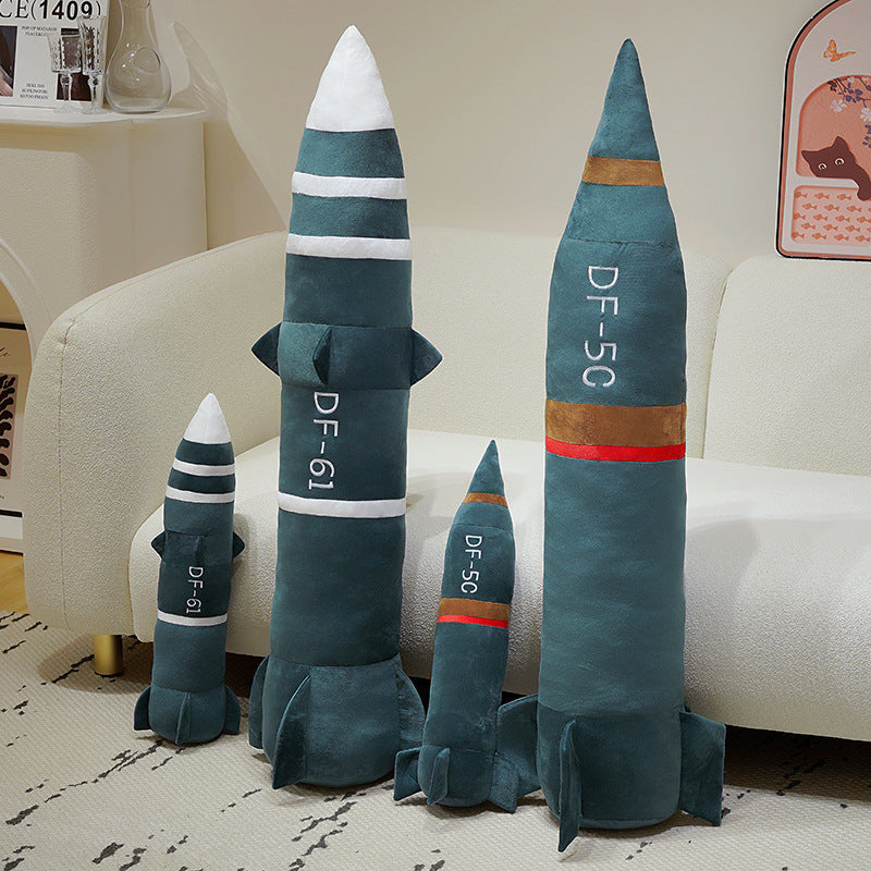 Plush Neck Support Pillow in Rocket Design Stornfield