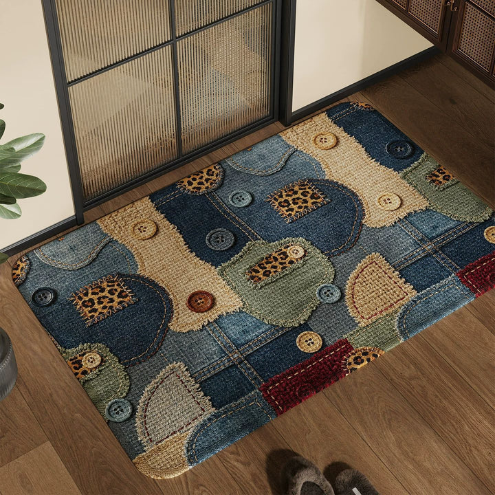Fun and Colorful Patchwork Area Rug Stornfield