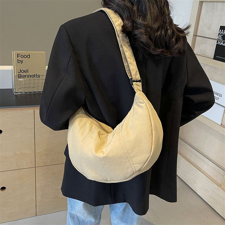 Soft Fabric Hobo Shoulder Bag